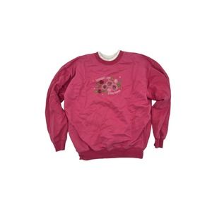 VTG M and C Sportswear Grandma Coastal Pink Crewneck Sweatshirt